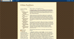 Desktop Screenshot of celulasfamiliares.blogspot.com