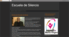 Desktop Screenshot of escueladesilencio.blogspot.com