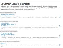 Tablet Screenshot of laopinionempleos.blogspot.com