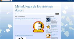 Desktop Screenshot of metodologiadelossistemasdurositch.blogspot.com