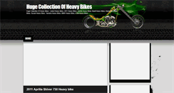 Desktop Screenshot of heavybikesinfo.blogspot.com