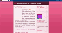 Desktop Screenshot of lectrissima.blogspot.com