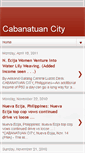 Mobile Screenshot of cabanatuancityne.blogspot.com