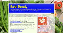 Desktop Screenshot of earthremedy.blogspot.com