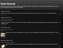 Tablet Screenshot of earthremedy.blogspot.com