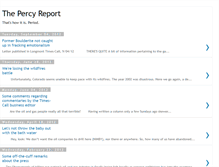 Tablet Screenshot of percyreport.blogspot.com