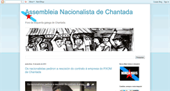 Desktop Screenshot of chantadanova.blogspot.com
