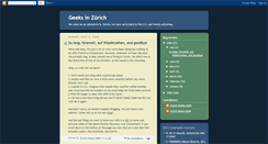 Desktop Screenshot of geeksinzurich.blogspot.com