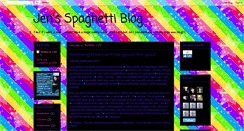 Desktop Screenshot of jensspaghettiblog.blogspot.com