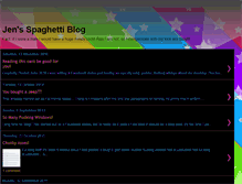 Tablet Screenshot of jensspaghettiblog.blogspot.com