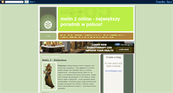 Desktop Screenshot of metin2-site.blogspot.com