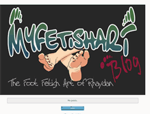 Tablet Screenshot of myfetishart.blogspot.com