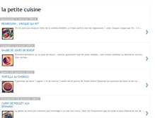 Tablet Screenshot of danslapetitecuisine.blogspot.com