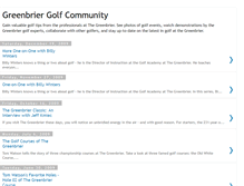 Tablet Screenshot of greenbriergolf.blogspot.com