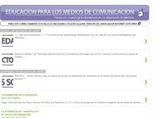 Tablet Screenshot of educacionparalosmediosdecomunicacion.blogspot.com