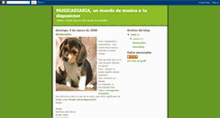 Desktop Screenshot of musicayanimales.blogspot.com