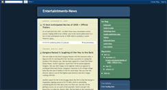 Desktop Screenshot of entertaintments-news.blogspot.com