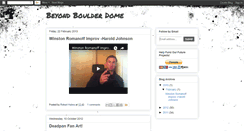 Desktop Screenshot of beyondboulderdome.blogspot.com
