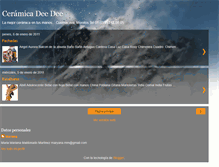 Tablet Screenshot of ceramicadeedee.blogspot.com