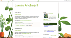 Desktop Screenshot of liamsallotment.blogspot.com