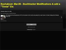 Tablet Screenshot of bushabout0306.blogspot.com