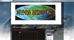 Desktop Screenshot of mundodesportivoblog.blogspot.com