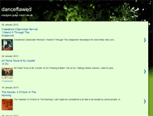 Tablet Screenshot of danceflawed.blogspot.com
