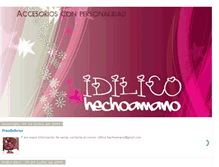 Tablet Screenshot of idilicohechoamano.blogspot.com