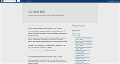 Desktop Screenshot of cbc-news-blog.blogspot.com