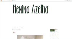 Desktop Screenshot of meninaazelha.blogspot.com