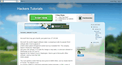 Desktop Screenshot of hackers-tutorial.blogspot.com