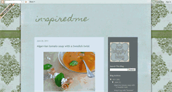 Desktop Screenshot of in-spired-me.blogspot.com