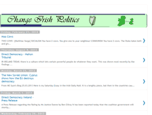 Tablet Screenshot of changeirishpolitics.blogspot.com