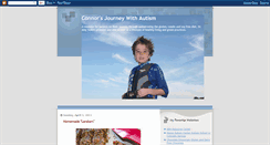 Desktop Screenshot of connorsjourneywithautism.blogspot.com