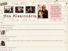 Tablet Screenshot of anamissionaria.blogspot.com