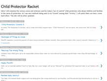 Tablet Screenshot of childprotectorracket.blogspot.com