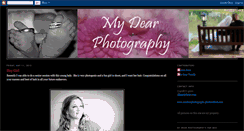 Desktop Screenshot of mydearphotography.blogspot.com