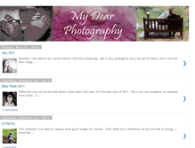 Tablet Screenshot of mydearphotography.blogspot.com