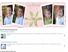 Tablet Screenshot of cozydesigns.blogspot.com