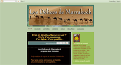 Desktop Screenshot of delice-marrakech.blogspot.com