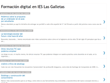Tablet Screenshot of formaciondigitallasgalletas.blogspot.com