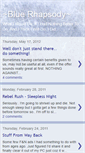 Mobile Screenshot of blu3rhapsody.blogspot.com