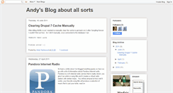 Desktop Screenshot of andysblogaboutallsorts.blogspot.com