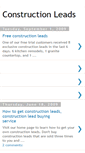 Mobile Screenshot of construction-leads.blogspot.com