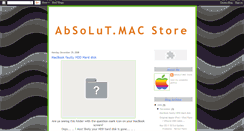 Desktop Screenshot of absolutmacstore.blogspot.com