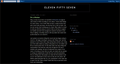 Desktop Screenshot of elevenfiftyseven1157.blogspot.com