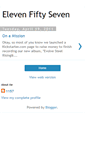 Mobile Screenshot of elevenfiftyseven1157.blogspot.com