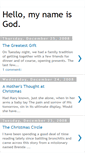 Mobile Screenshot of hellomynameisgod.blogspot.com