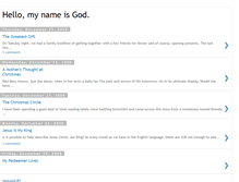 Tablet Screenshot of hellomynameisgod.blogspot.com