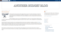 Desktop Screenshot of anotherbudgetblog.blogspot.com